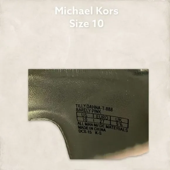 Toddler baby Girl’s Michael Kors sandals - Picture 2 of 5